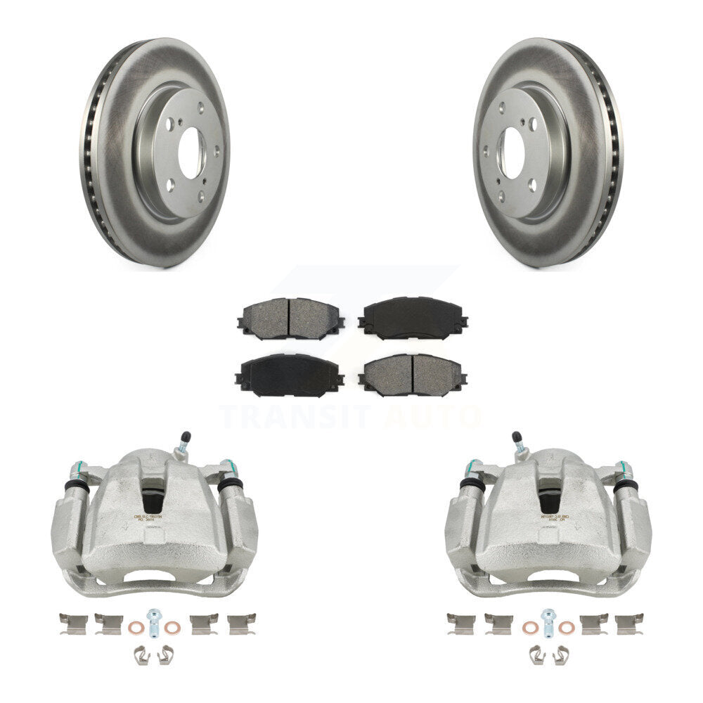 Transit Auto KCG-100602S Disc Brake Kit for 2013-2015 Toyota RAV4 - Front product image