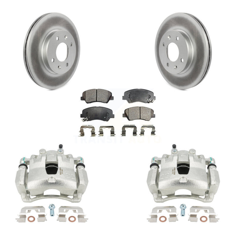 Transit Auto KCG-100606P Disc Brake Kit for 2012-2017 Kia Rio, Hyundai Accent - Front product image