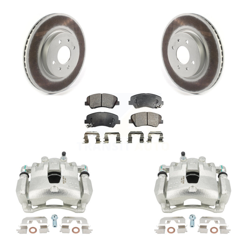 Transit Auto KCG-100607P Disc Brake Kit for 2017 Kia Rio - Front product image
