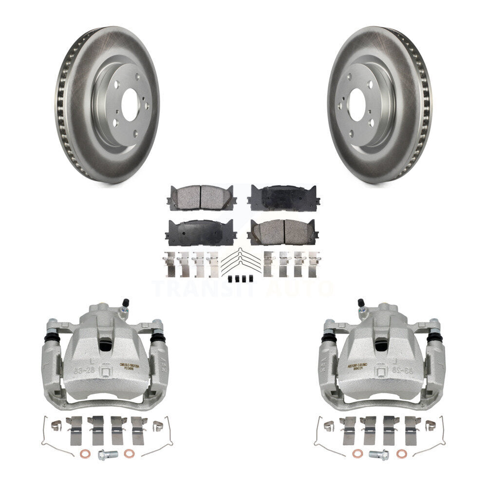 Transit Auto KCG-100607T Disc Brake Kit for 2007-2018 Lexus ES300h, Toyota Avalon, Toyota Camry & more - Front product image