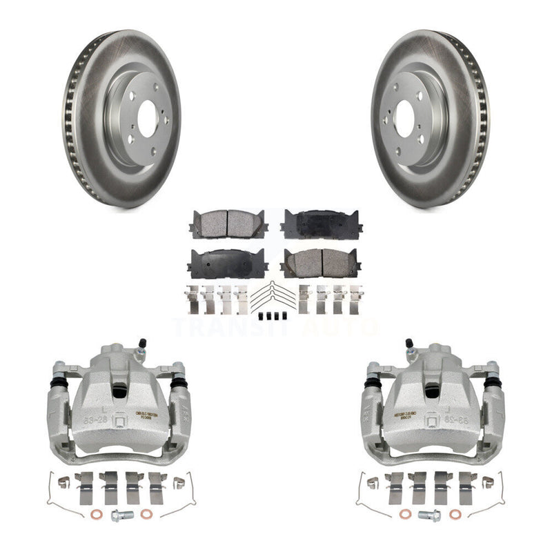 Transit Auto KCG-100607T Disc Brake Kit for 2007-2018 Lexus ES300h, Toyota Avalon, Toyota Camry & more - Front product image