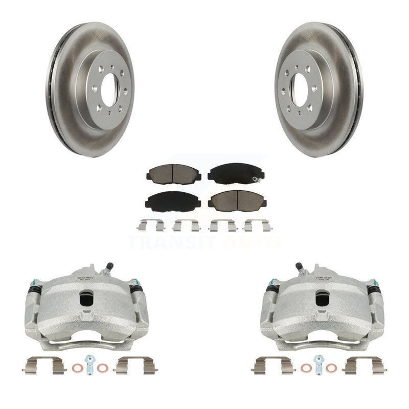 Transit Auto KCG-100612C Disc Brake Kit for 1996-2014 Honda Insight, Honda Civic, Acura EL - Front product image