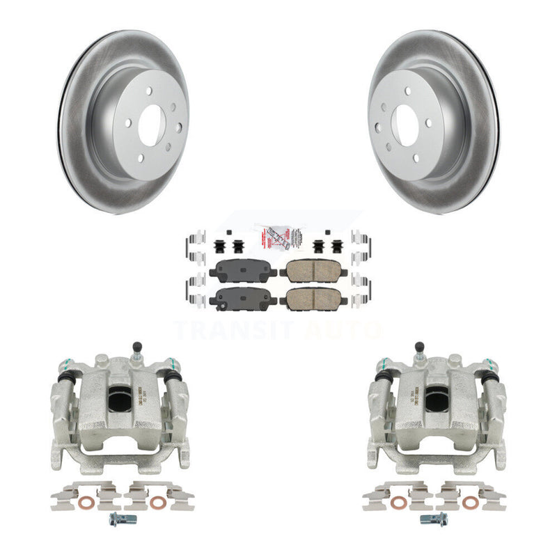 Transit Auto KCG-100620N Disc Brake Kit for 2010 INFINITI M35, INFINITI M45 - Rear product image