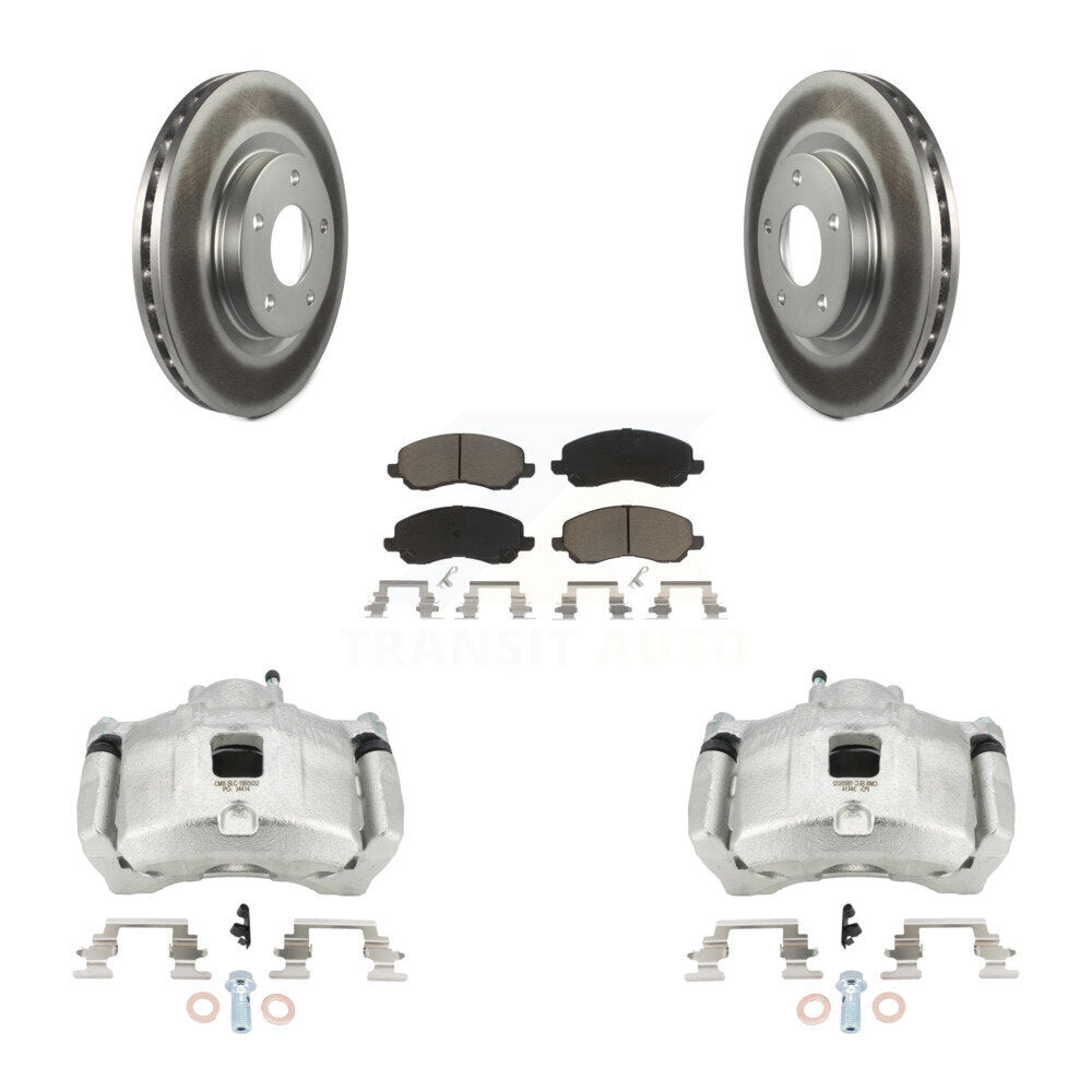 Transit Auto KCG-100622C Disc Brake Kit for 2007-2017 Chrysler 200, Dodge Avenger, Dodge Caliber & more - Front product image
