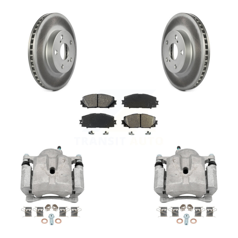 Transit Auto KCG-100622S Disc Brake Kit for 2010-2017 Toyota Prius Plug-In, Lexus CT200h, Toyota Prius - Front product image