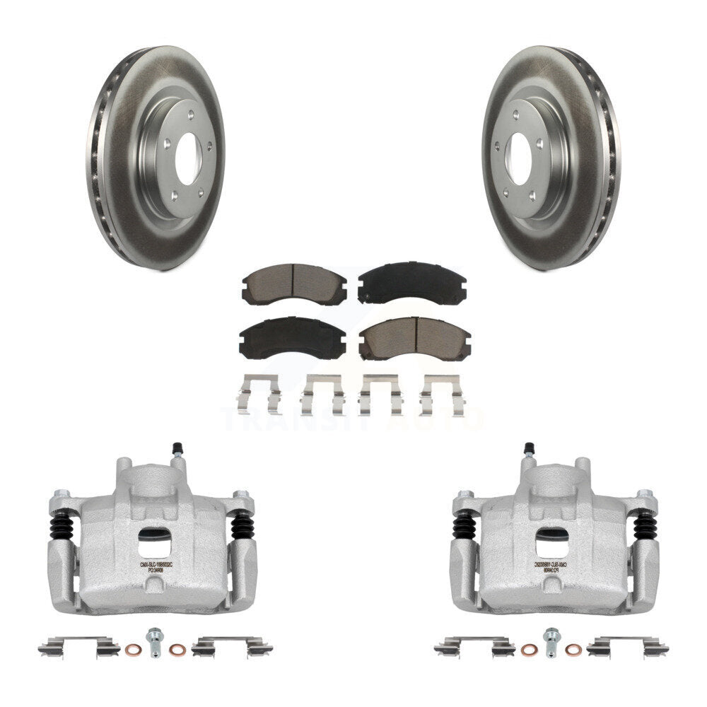 Transit Auto KCG-100623C Disc Brake Kit for 2017 Mitsubishi Lancer - Front product image