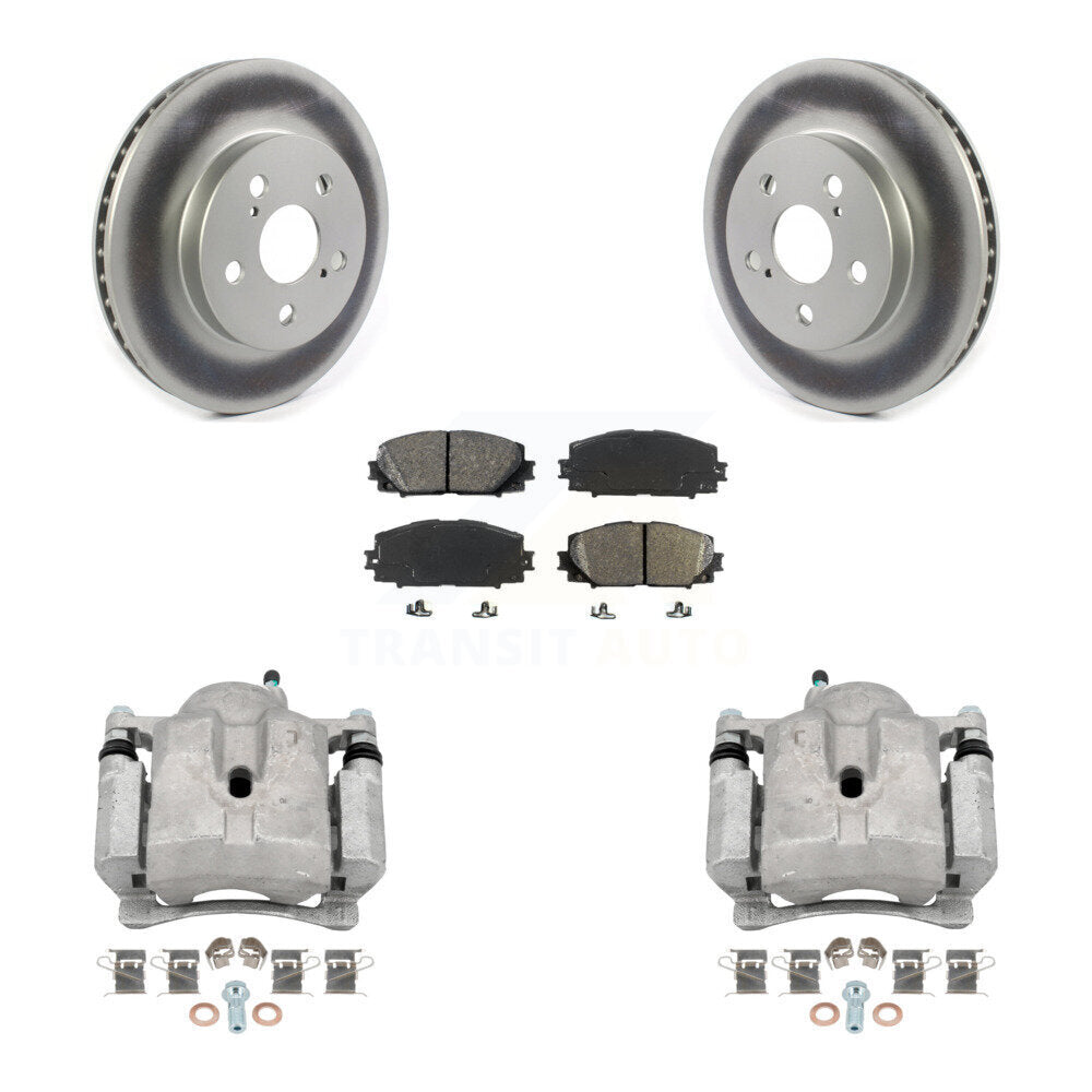 Transit Auto KCG-100623S Disc Brake Kit for 2016-2022 Toyota Corolla, Toyota Prius Prime, Toyota Prius - Front product image