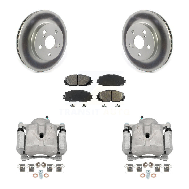 Transit Auto KCG-100623S Disc Brake Kit for 2016-2022 Toyota Corolla, Toyota Prius Prime, Toyota Prius - Front product image