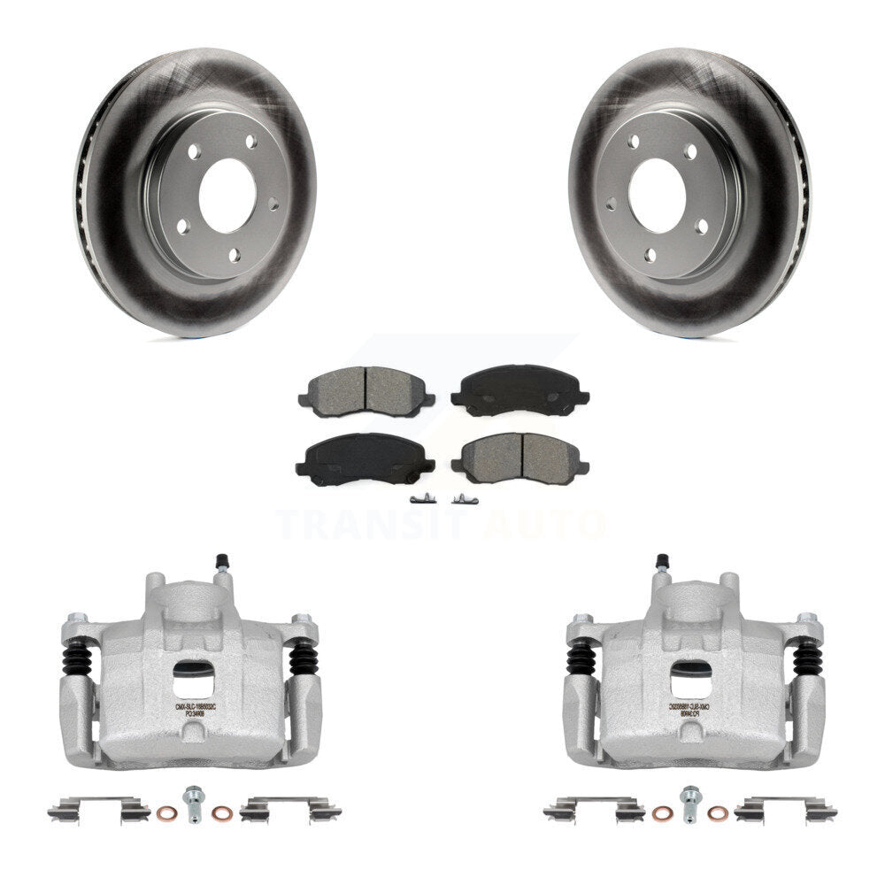 Transit Auto KCG-100624S Disc Brake Kit for 2008-2017 Mitsubishi Lancer - Front product image