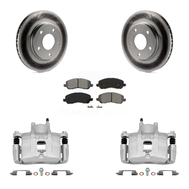 Transit Auto KCG-100624S Disc Brake Kit for 2008-2017 Mitsubishi Lancer - Front product image