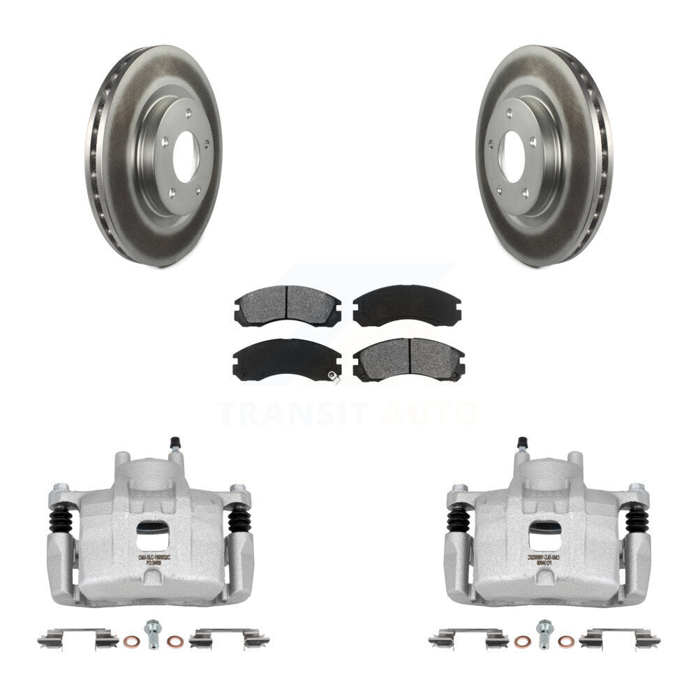 Transit Auto KCG-100626S Disc Brake Kit for 2017 Mitsubishi Lancer - Front product image