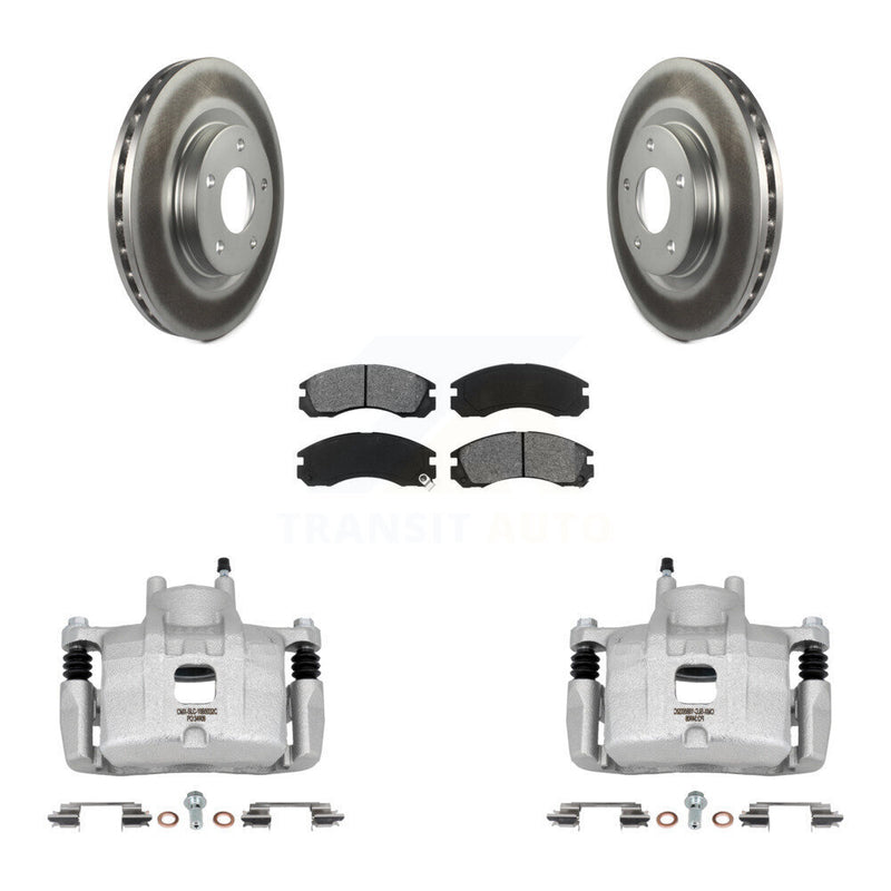 Transit Auto KCG-100626S Disc Brake Kit for 2017 Mitsubishi Lancer - Front product image