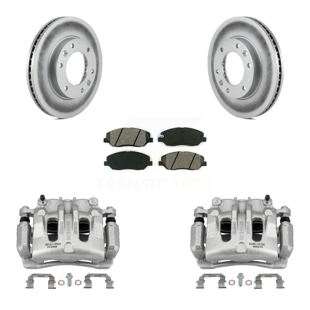 Transit Auto KCG-100627S Disc Brake Kit for 2006-2014 Kia Sedona, Hyundai Entourage - Front product image