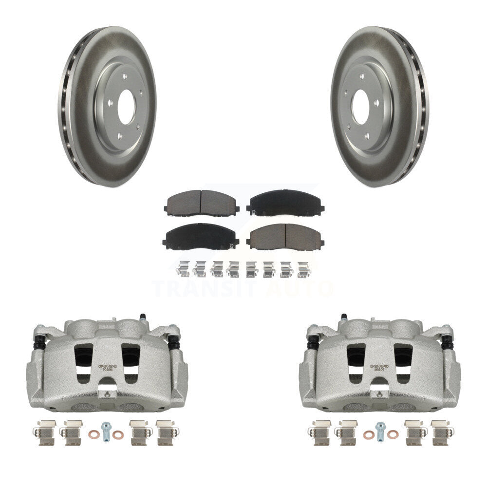 Transit Auto KCG-100630C Disc Brake Kit for 2017-2024 Chrysler Grand Caravan, Chrysler Pacifica, Chrysler Voyager & more - Front product image