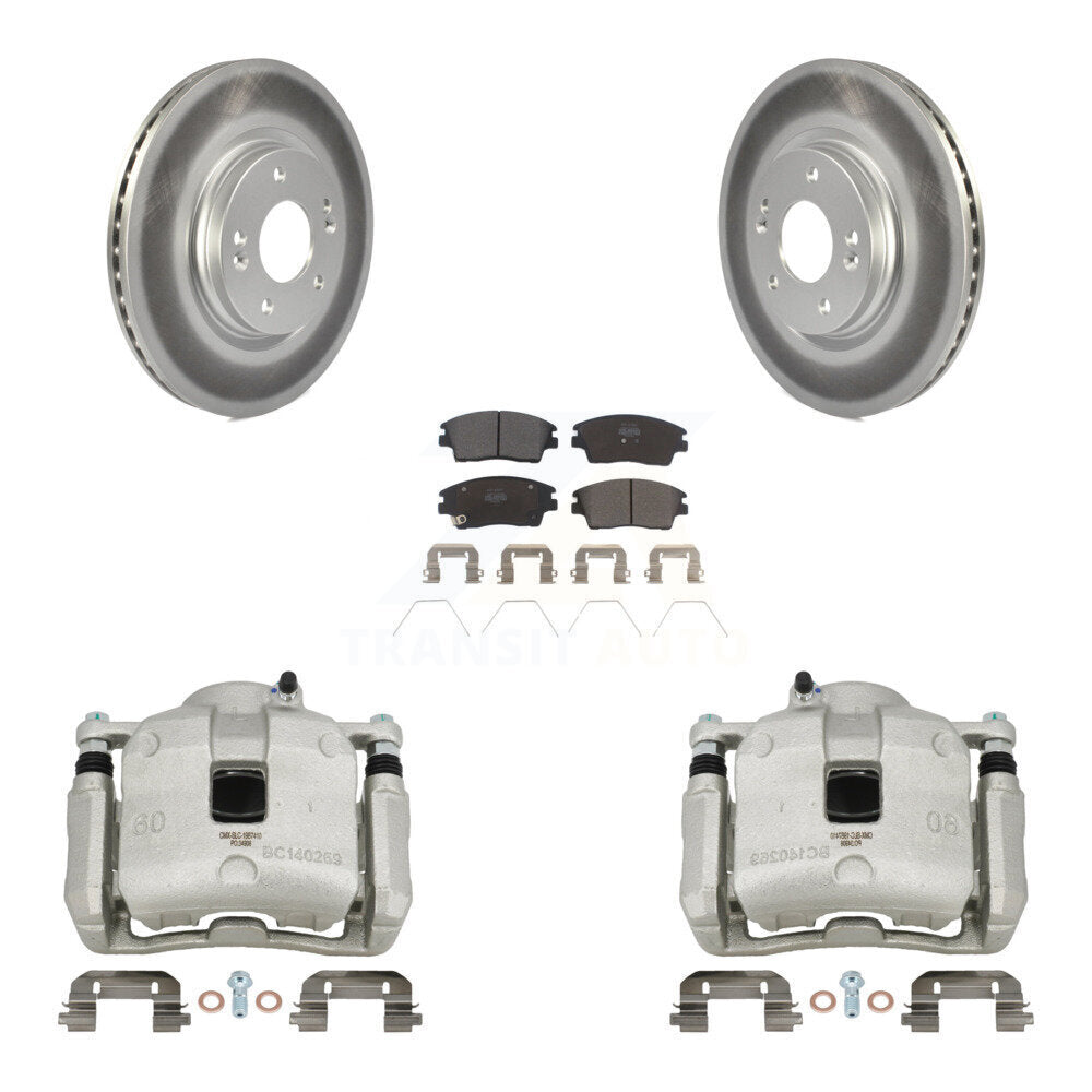 Transit Auto KCG-100633P Disc Brake Kit for 2016-2021 Hyundai Tucson, Kia Sportage - Front product image