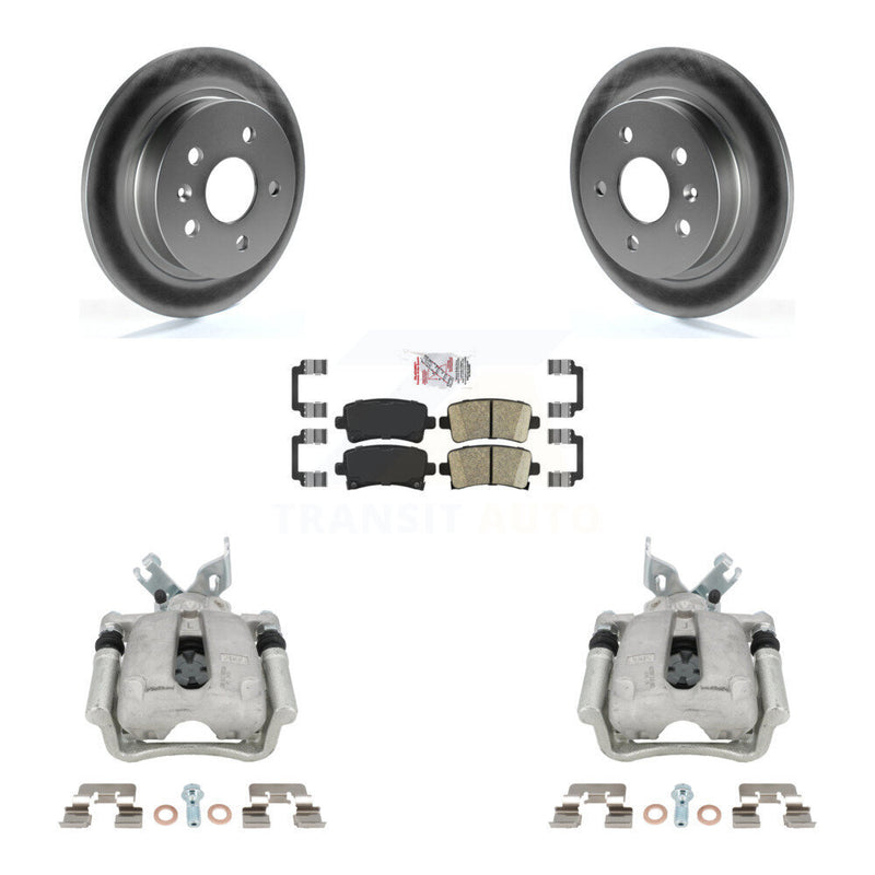 Transit Auto KCG-100634N Disc Brake Kit for 2011-2017 Chevrolet Malibu, Buick LaCrosse, Buick Regal - Rear product image