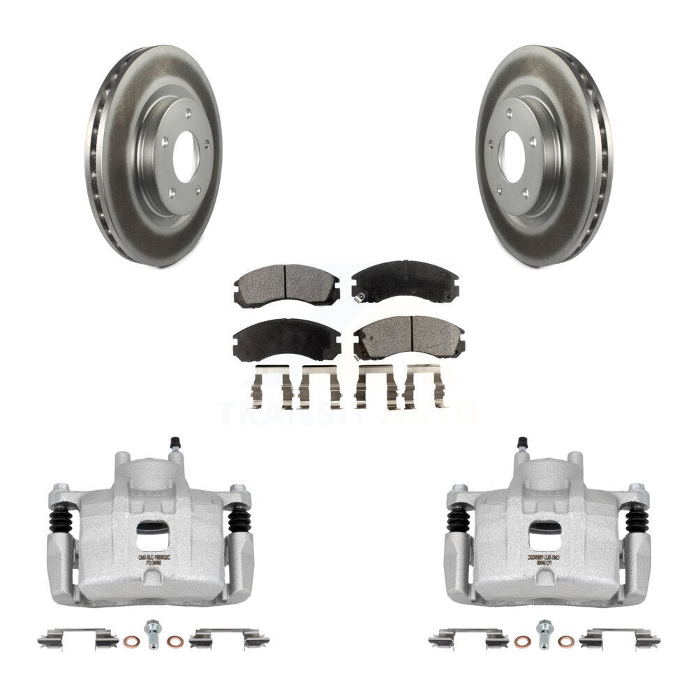 Transit Auto KCG-100634T Disc Brake Kit for 2017 Mitsubishi Lancer - Front product image