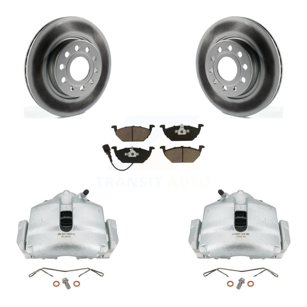 Transit Auto KCG-100637C Disc Brake Kit for 2011-2015 Volkswagen Jetta - Front product image
