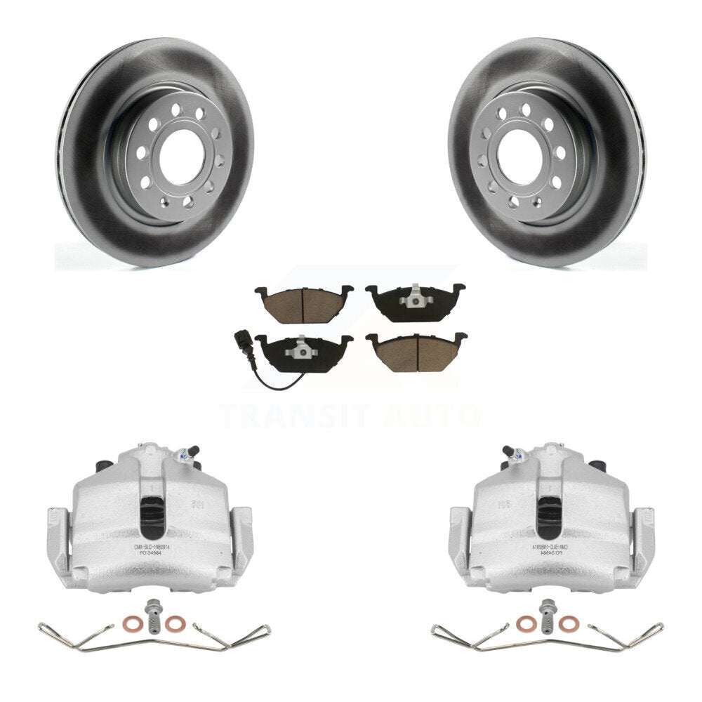 Transit Auto KCG-100638C Disc Brake Kit for 2011-2015 Volkswagen Jetta - Front product image