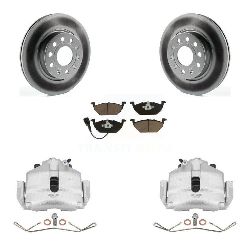 Transit Auto KCG-100638C Disc Brake Kit for 2011-2015 Volkswagen Jetta - Front product image