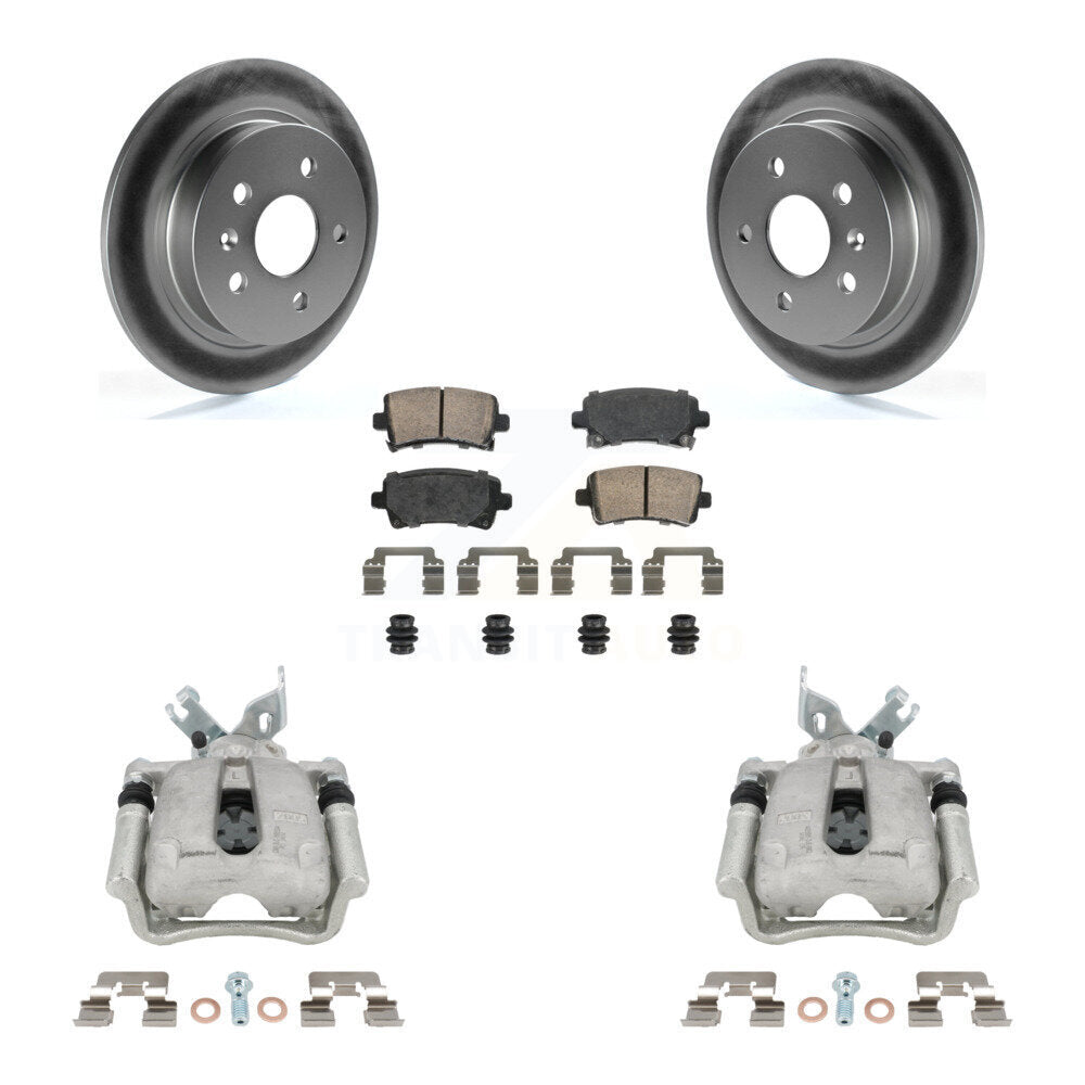 Transit Auto KCG-100638N Disc Brake Kit for 2011-2017 Chevrolet Malibu, Buick LaCrosse, Buick Regal - Rear product image