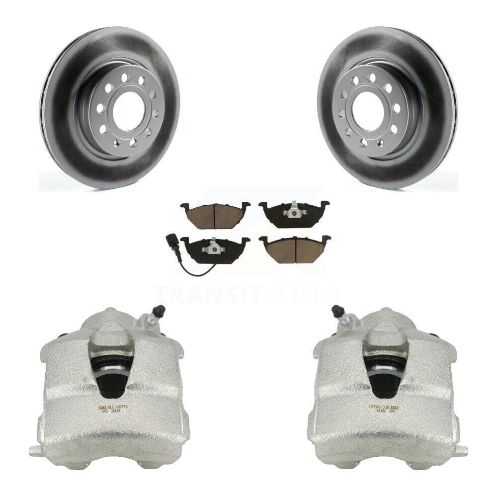Transit Auto KCG-100639C Disc Brake Kit for 2011-2015 Volkswagen Jetta - Front product image