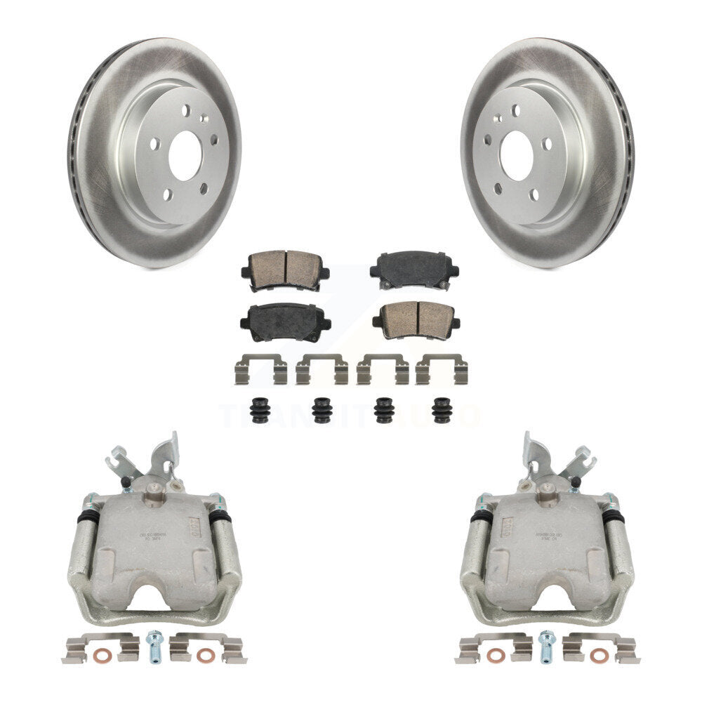 Transit Auto KCG-100639N Disc Brake Kit for 2011-2020 Cadillac XTS, Chevrolet Impala, Chevrolet Malibu & more - Rear product image