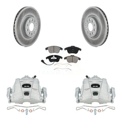 Transit Auto KCG-100640C Disc Brake Kit for 2009-2020 Volkswagen Tiguan Limited, Audi Q3, Audi Q3 Quattro & more - Front product image