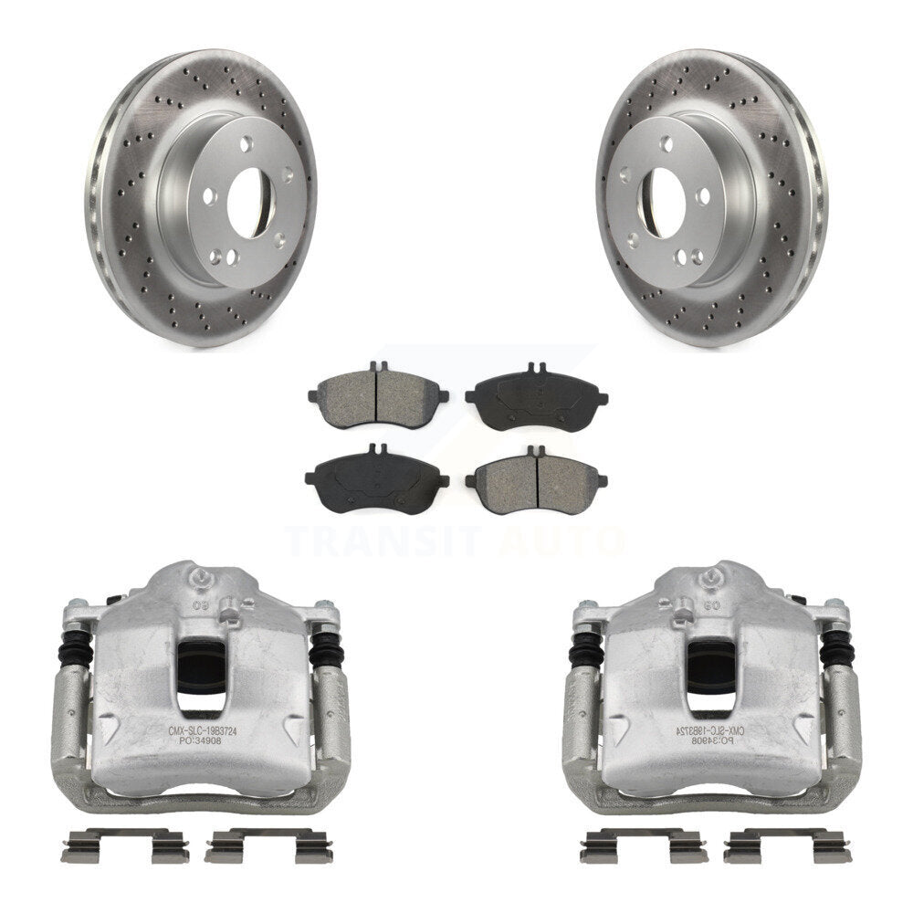 Transit Auto KCG-100640S Disc Brake Kit for 2012-2015 Mercedes-Benz C250 - Front product image