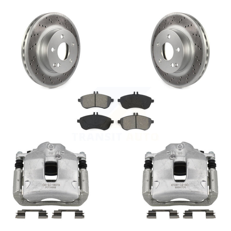 Transit Auto KCG-100640S Disc Brake Kit for 2012-2015 Mercedes-Benz C250 - Front product image