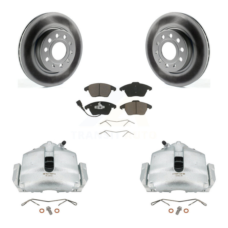 Transit Auto KCG-100641C Disc Brake Kit for 2011-2013 Volkswagen GTI, Audi A3 Quattro - Front product image