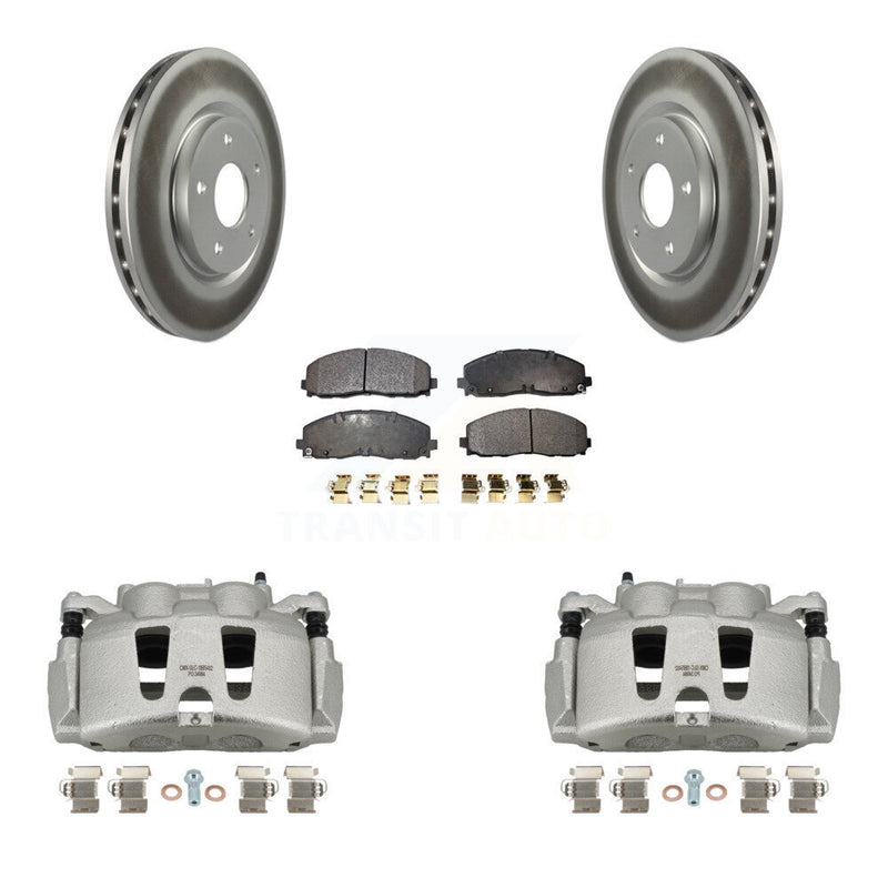 Transit Auto KCG-100641T Disc Brake Kit for 2017-2024 Chrysler Grand Caravan, Chrysler Pacifica, Chrysler Voyager & more - Front product image