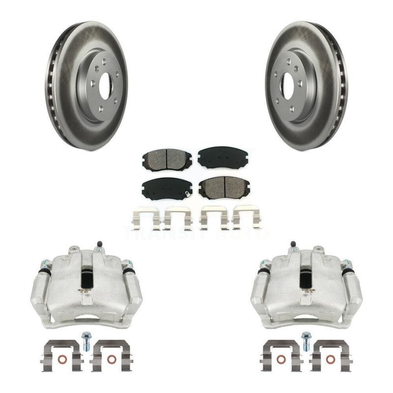 Transit Auto KCG-100643S Disc Brake Kit for 2011-2017 Chevrolet Malibu Limited, Buick LaCrosse, Buick Regal - Front product image