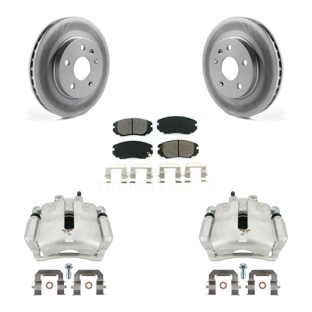 Transit Auto KCG-100644S Disc Brake Kit for 2011-2017 Chevrolet Malibu Limited, Chevrolet Malibu, Buick LaCrosse & more - Front product image