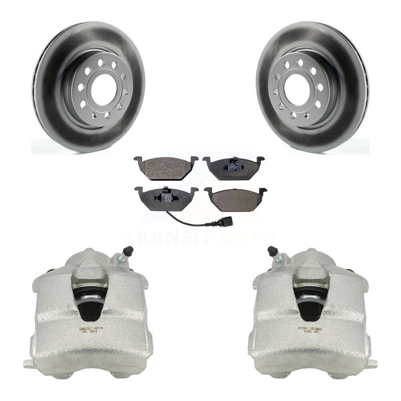 Transit Auto KCG-100649T Disc Brake Kit for 2011-2015 Volkswagen Jetta - Front product image
