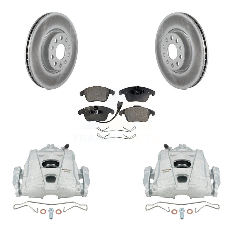 Transit Auto KCG-100651T Disc Brake Kit for 2009-2020 Volkswagen Tiguan Limited, Audi Q3, Audi Q3 Quattro & more - Front product image