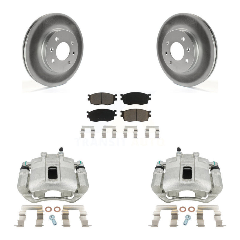 Transit Auto KCG-100656C Disc Brake Kit for 2006-2011 Hyundai Accent, Kia Rio, Kia Rio5 - Front product image