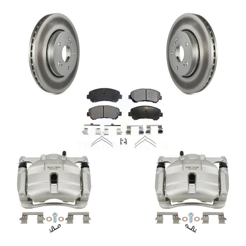 Transit Auto KCG-100656P Disc Brake Kit for 2010-2013 Suzuki Kizashi - Front product image