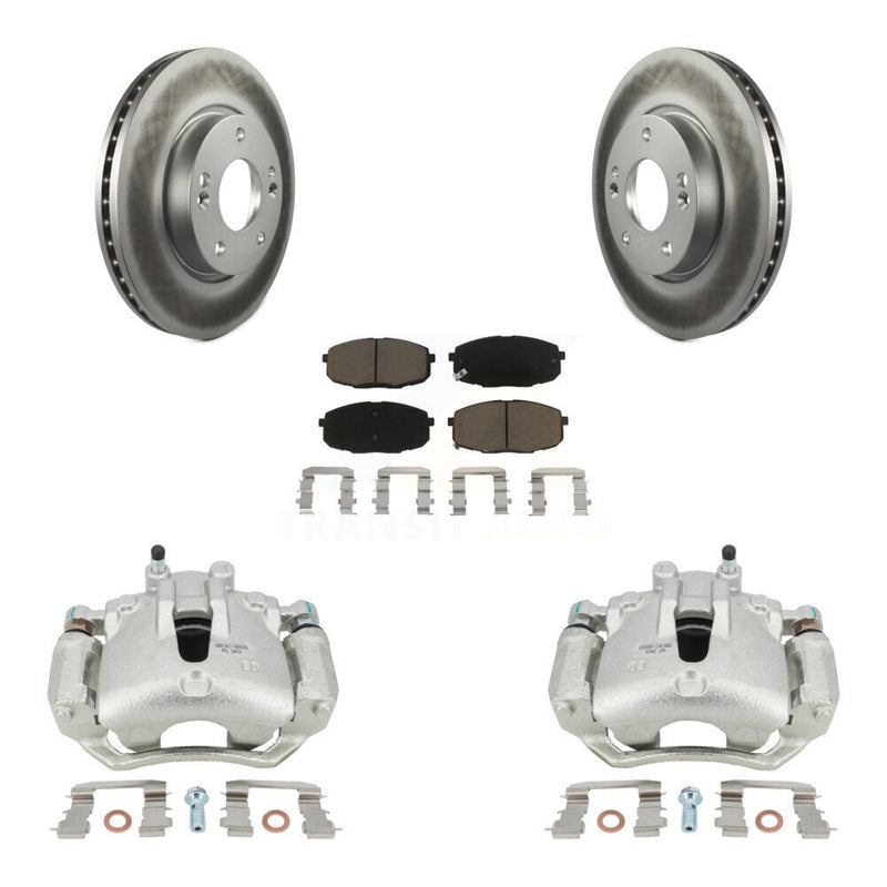 Transit Auto KCG-100657C Disc Brake Kit for 2009-2012 Hyundai Elantra - Front product image
