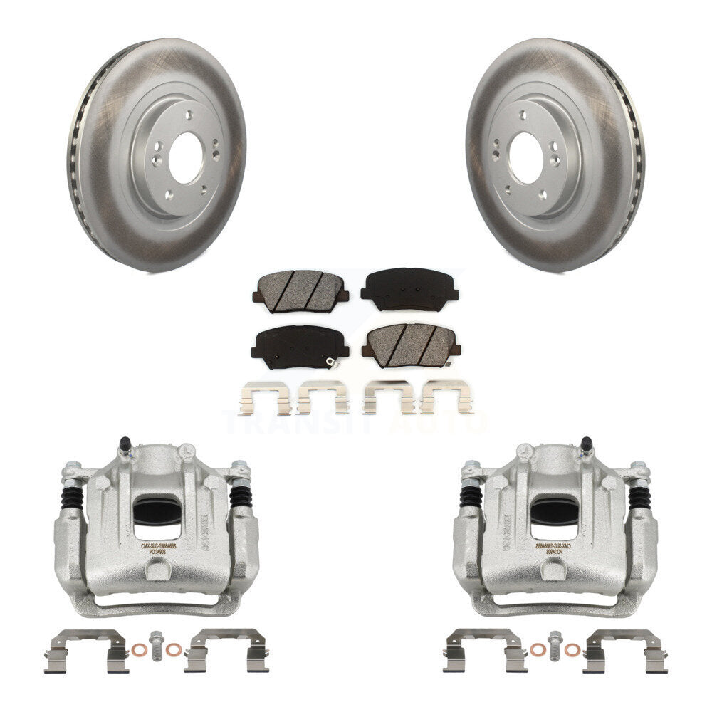 Transit Auto KCG-100658S Disc Brake Kit for 2013-2016 Kia Sorento, Hyundai Santa Fe Sport - Front product image