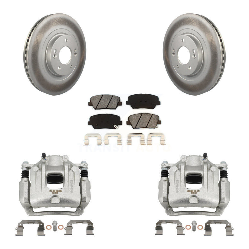 Transit Auto KCG-100658S Disc Brake Kit for 2013-2016 Kia Sorento, Hyundai Santa Fe Sport - Front product image