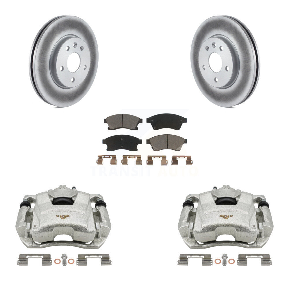 Transit Auto KCG-100663C Disc Brake Kit for 2011-2017 Chevrolet Cruze Limited, Chevrolet Sonic, Chevrolet Cruze - Front product image