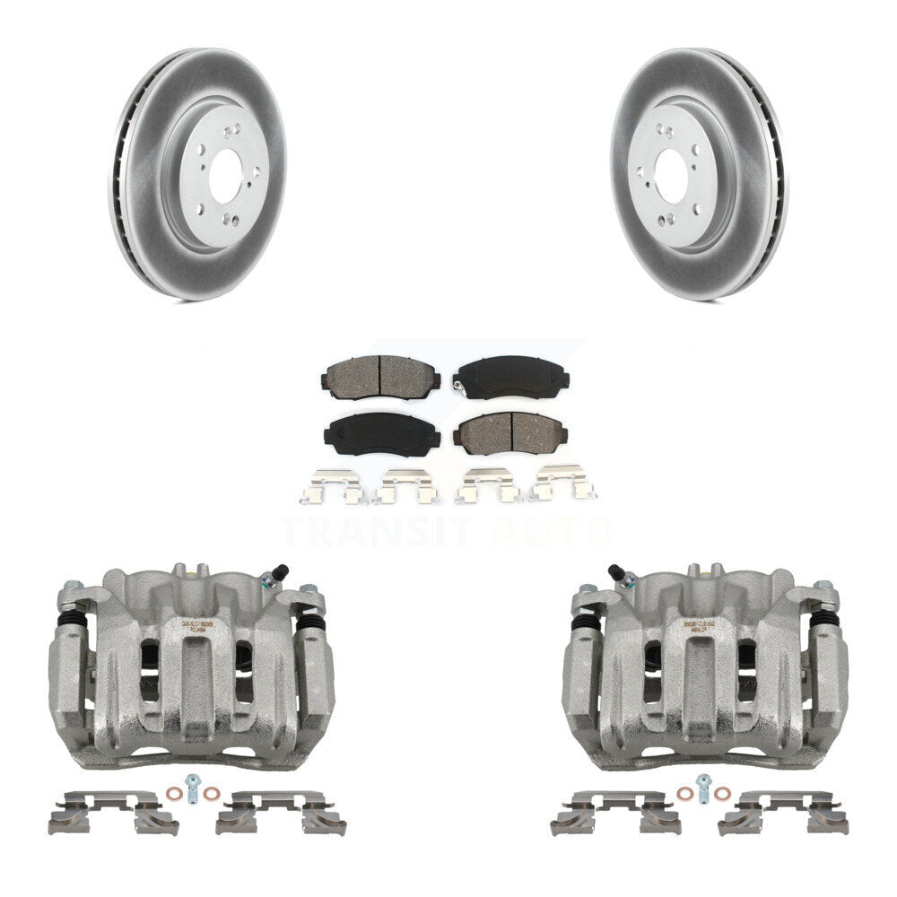 Transit Auto KCG-100663S Disc Brake Kit for 2007-2012 Honda Crosstour, Honda Accord Crosstour, Acura RDX & more - Front product image