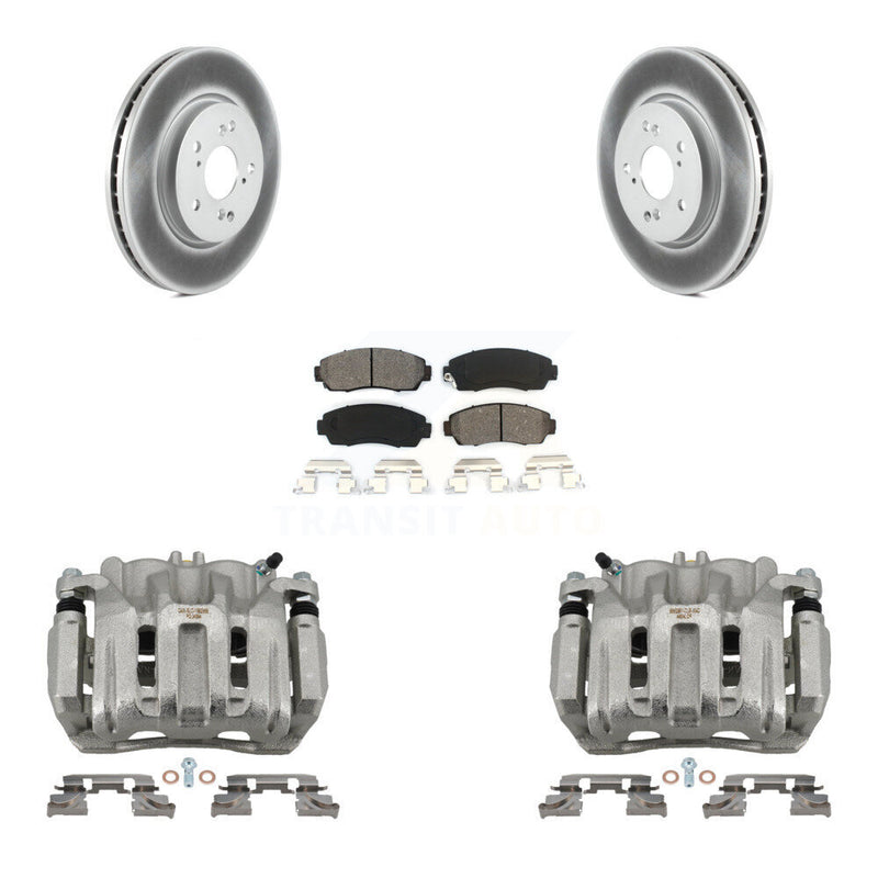 Transit Auto KCG-100663S Disc Brake Kit for 2007-2012 Honda Crosstour, Honda Accord Crosstour, Acura RDX & more - Front product image