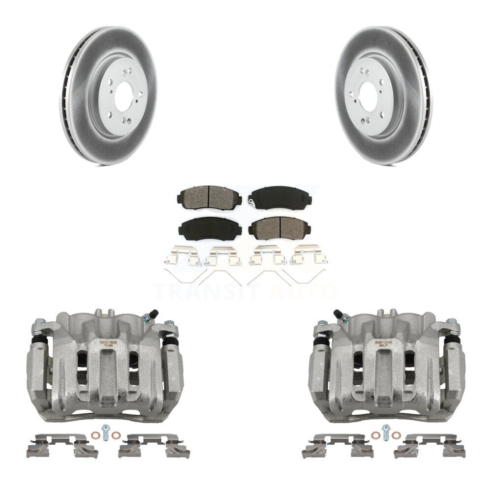 Transit Auto KCG-100664S Disc Brake Kit for 2011-2016 Honda Crosstour, Honda CR-V, Honda Accord Crosstour - Front product image
