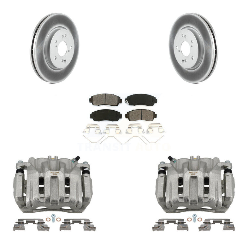 Transit Auto KCG-100664S Disc Brake Kit for 2011-2016 Honda Crosstour, Honda CR-V, Honda Accord Crosstour - Front product image