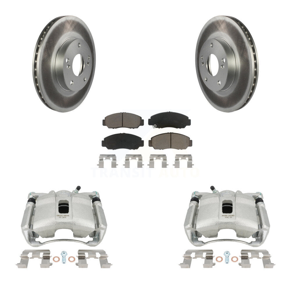 Transit Auto KCG-100665C Disc Brake Kit for 2006-2011 Acura CSX, Honda Civic - Front product image