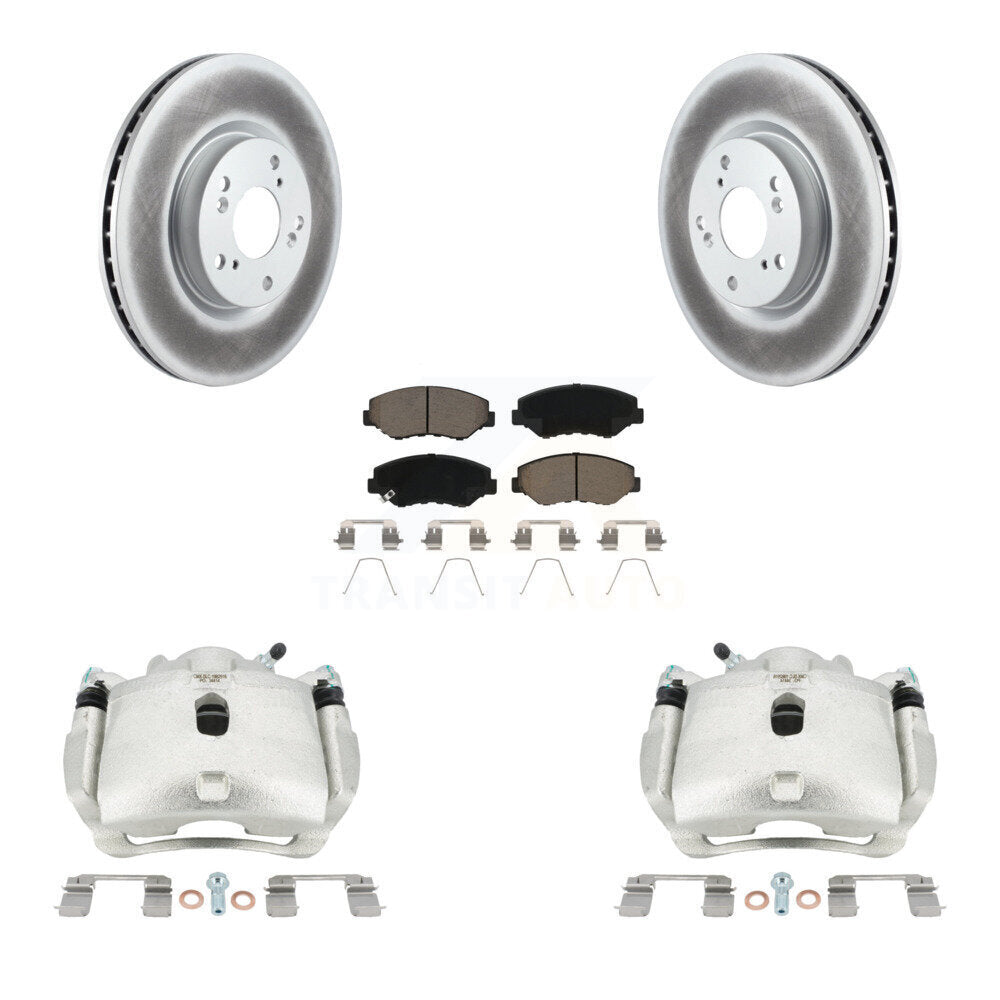 Transit Auto KCG-100666C Disc Brake Kit for 2012-2015 Acura ILX, Honda Civic - Front product image