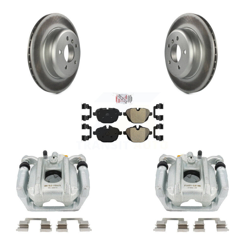 Transit Auto KCG-100667N Disc Brake Kit for 2011-2016 BMW 535d, BMW 535i, BMW 528i xDrive & more - Rear product image