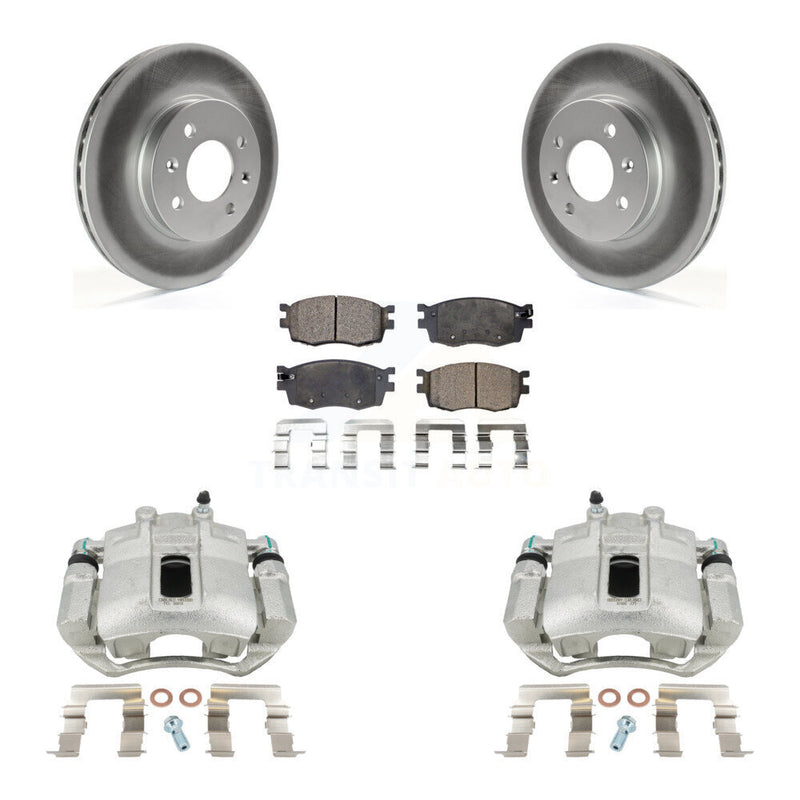 Transit Auto KCG-100667T Disc Brake Kit for 2006-2011 Hyundai Accent, Kia Rio, Kia Rio5 - Front product image